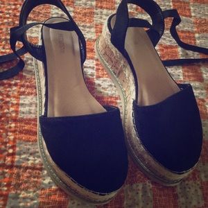 jacey white espadrille flatform sandals